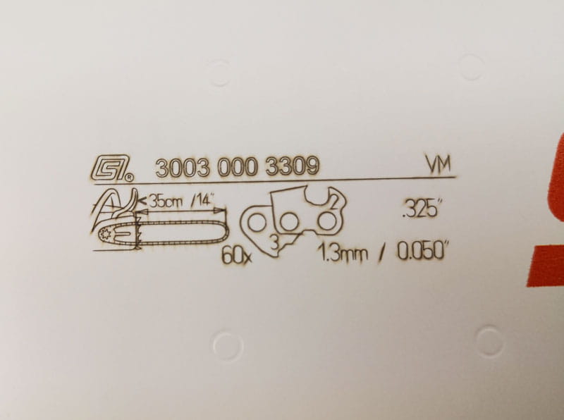 Oznaczenie prowadnicy STIHL Light04 .32" 35cm